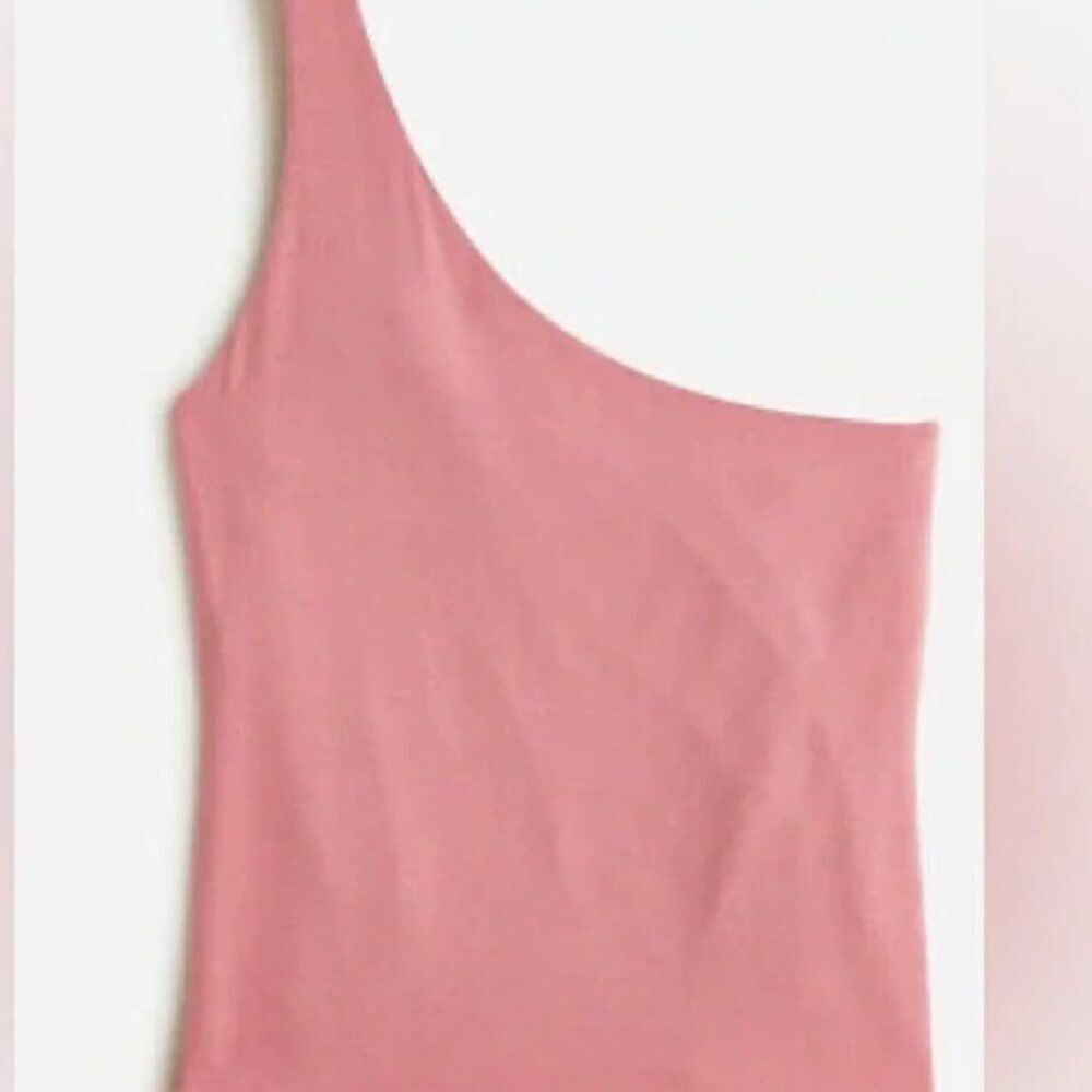 J Crew FormKnit one-shou one-shoulder tank top - Size L - NWT